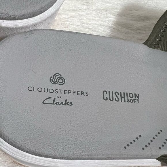 Clarks Green/Pink Step Cali Bay Cloudsteppers Wedge Sandals -- 10W - Picture 10 of 12